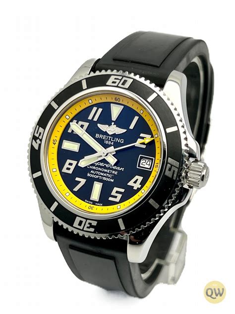 breitling superocean gelb|breitling superocean vintage.